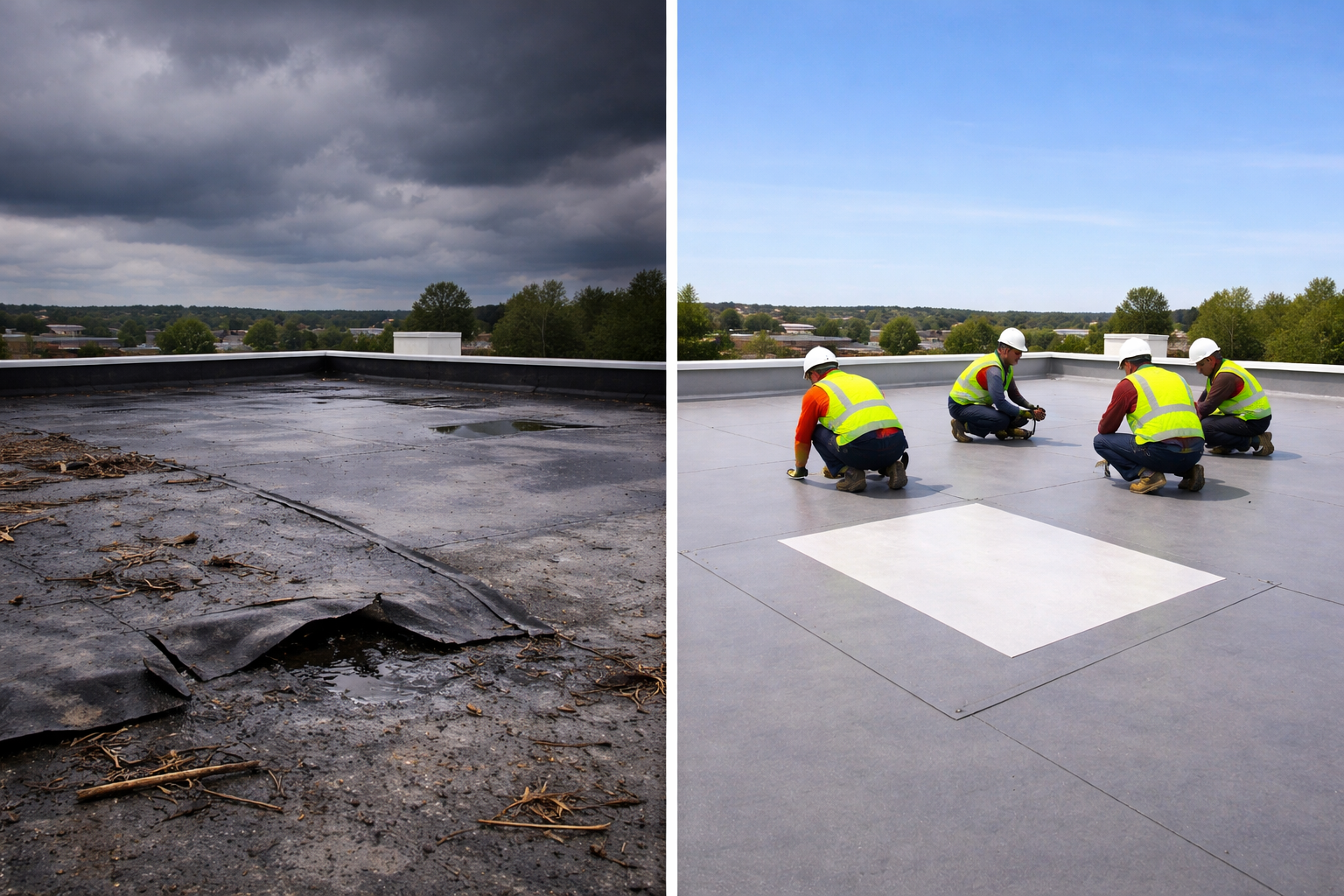 Commercial roof repair New Hampshire