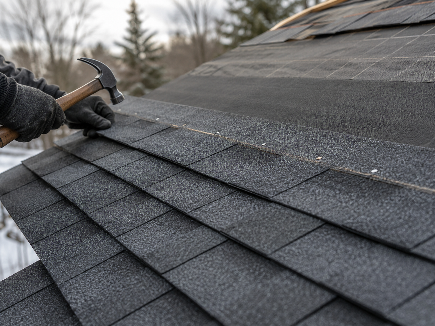 New roof replacement in Maine